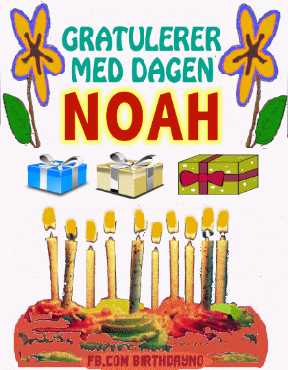 Gratulerer Med Dagen Noah