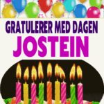 Gratulerer Med Dagen Jostein