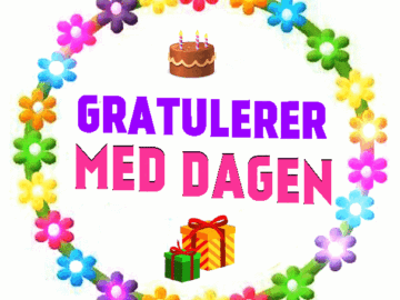 gratulerer med dagen