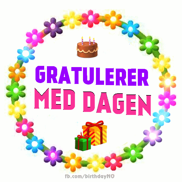gratulerer med dagen