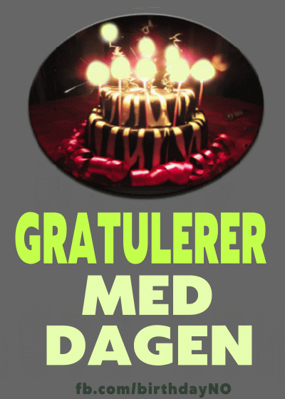 Gratulerer Med Dagen