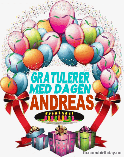 Gratulerer Med Dagen Andreas