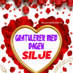 GRATULERER MED DAGEN SILJE