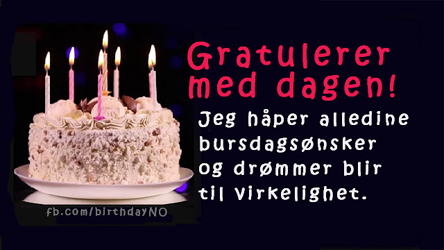 Gratulerer med dagen – 6 tekster og hilsener