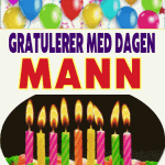 Gratulerer med dagen mann