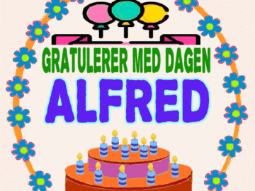 Gratulerer Med Dagen Alfred