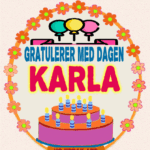 Gratulerer Med Dagen Karla