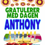 Gratulerer Med Dagen Anthony