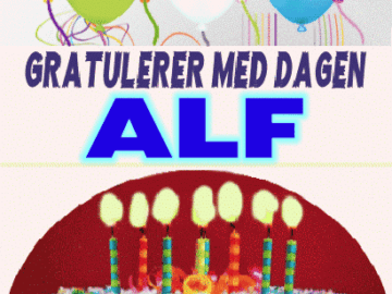  Gratulerer Med Dagen Alf