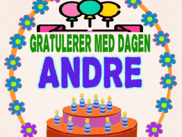 Gratulerer Med Dagen Andre gif bilde