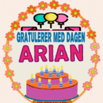 Gratulerer Med Dagen Arian