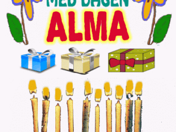 Gratulerer Med Dagen Alma