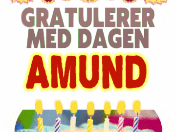 Gratulerer Med Dagen Amund