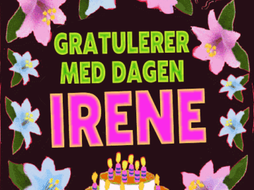 Gratulerer Med Dagen Irene