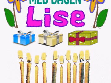 Gratulerer Med Dagen Lise