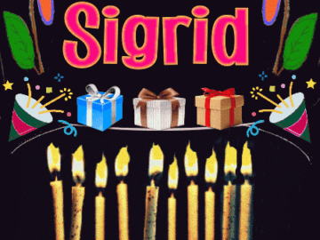 Gratulerer Med Dagen Sigrid