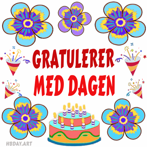 gratulerer Med dagen gif
